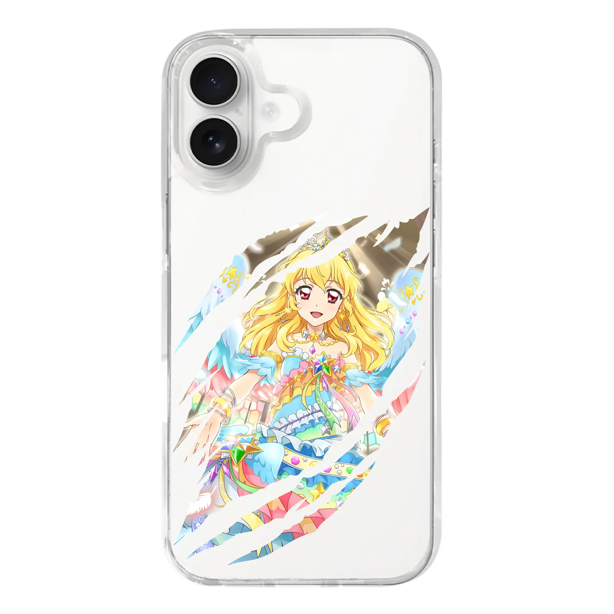 アイカツ グッズ 星宮 いちご - iPhone 17シリーズ 透明スマホケース – 薄型・耐衝撃・精密フィット保護カバー